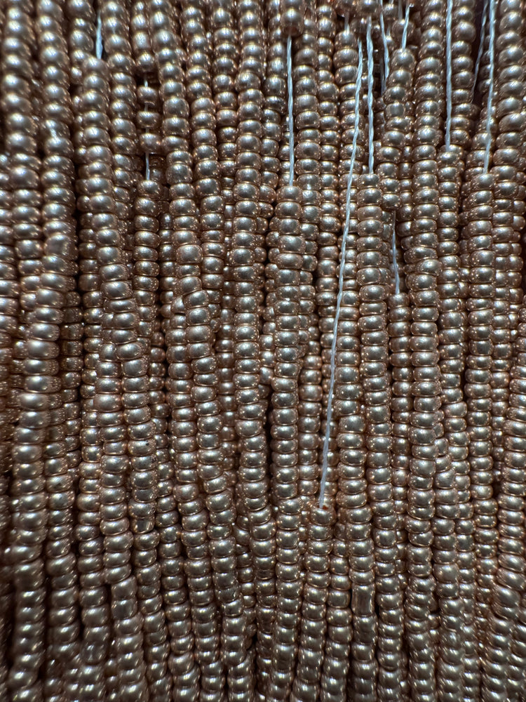 13/0 Metallic Gold Czech Seed Beads