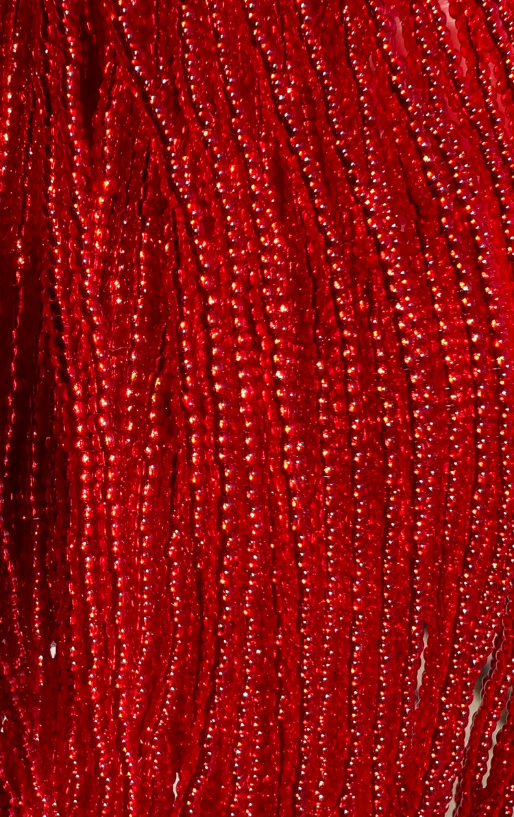 11/0 SILVER LINED LIGHT RED