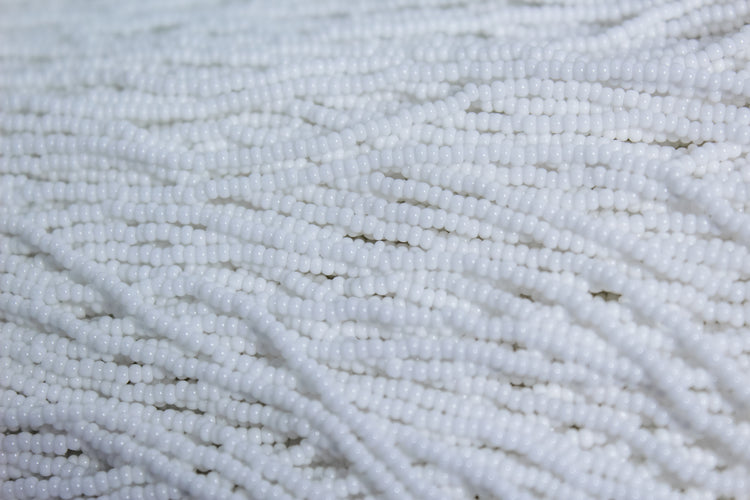 11/0 Opaque White - Seed Beads