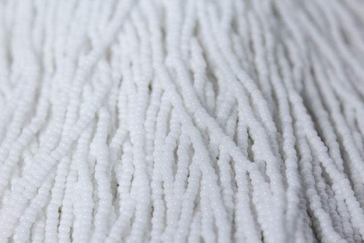 11/0 Opaque White - Seed Beads