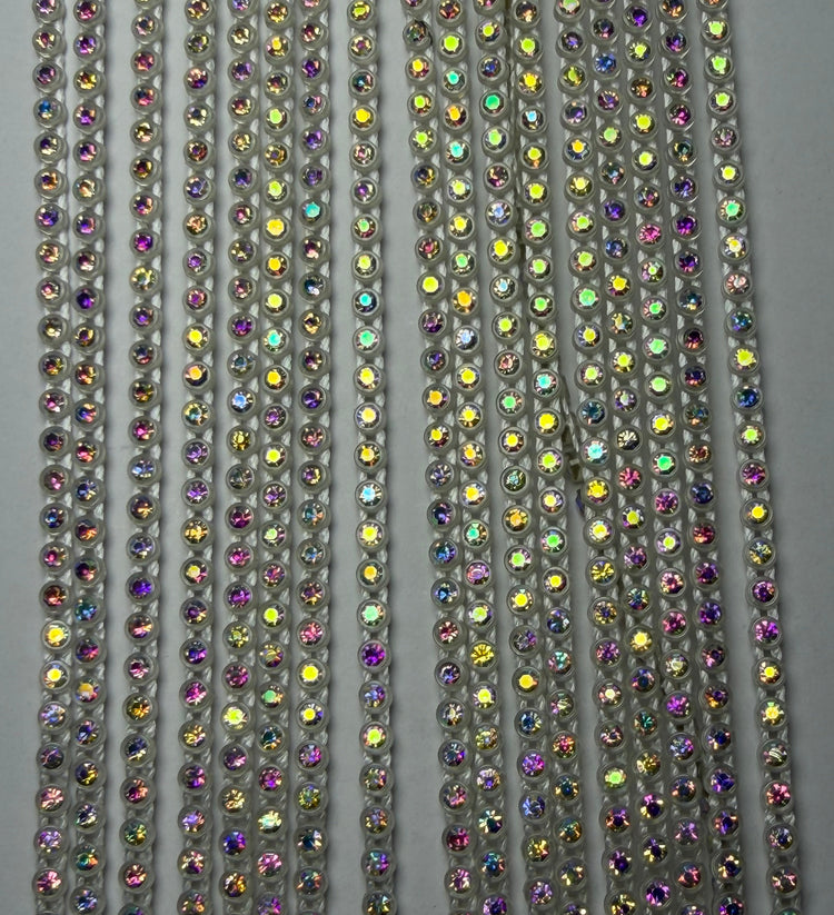 SS6 CLEAR AB RHINESTONE BANDING