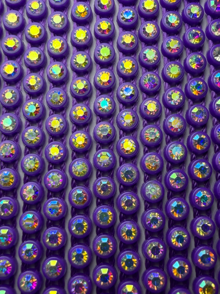 SS6 PURPLE AB RHINESTONE BANDING