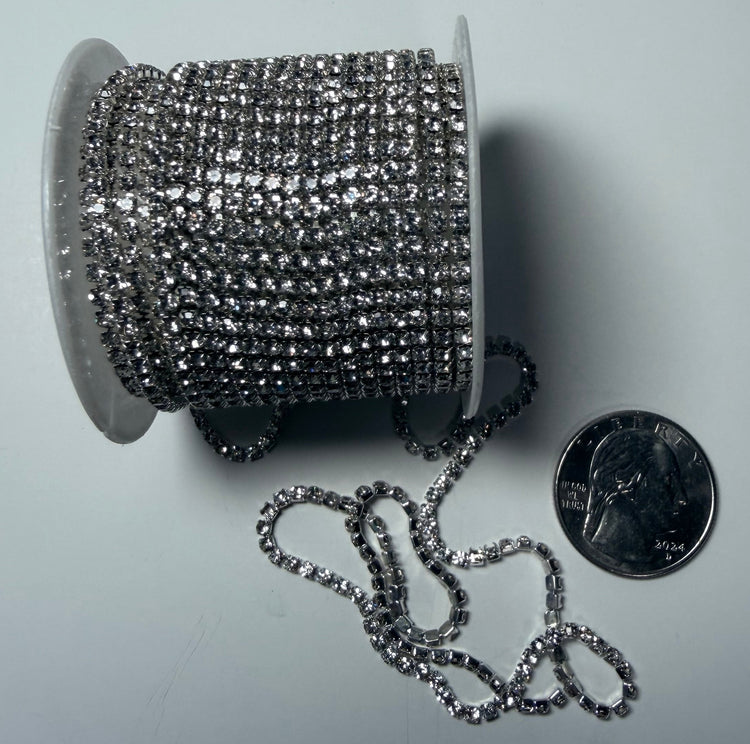 SS6 Silver Clear Banding