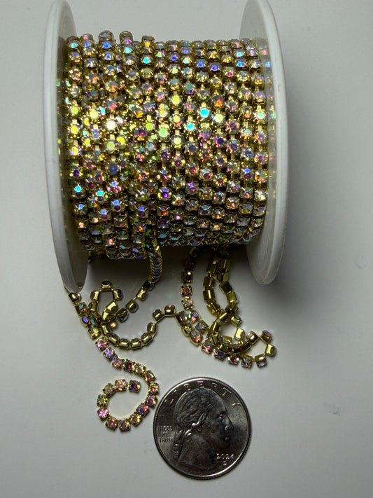 SS6 GOLD CRYSTAL AB Banding