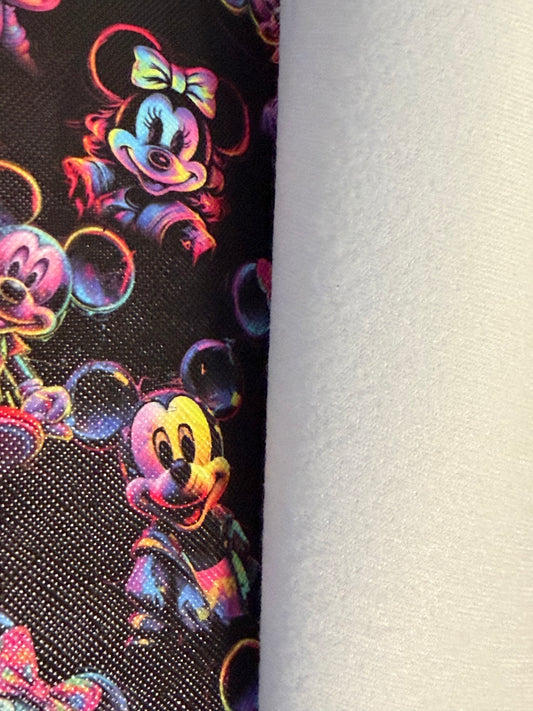 Neon Mouse Faux Leather Sheet