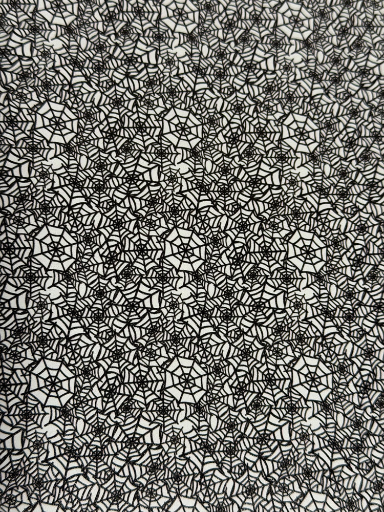 Spider Webs Faux Leather Sheet