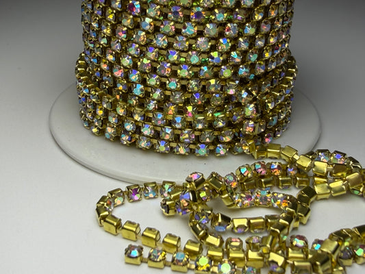 SS6 GOLD CRYSTAL AB Banding