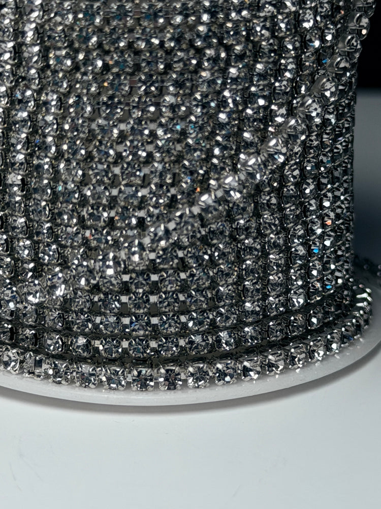 SS6 Silver Clear Banding