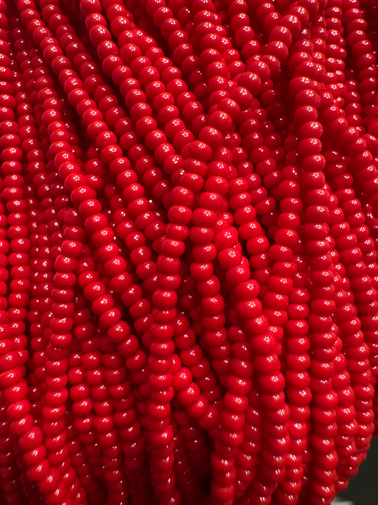 11/0 Opaque Red - Seed Beads