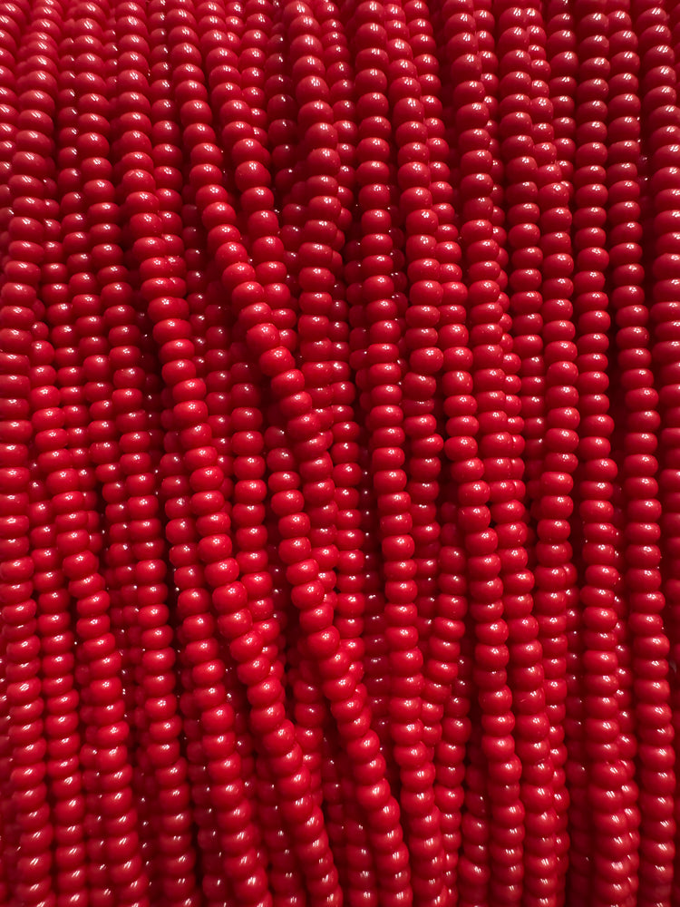 11/0 Opaque Dark Red - Seed Beads