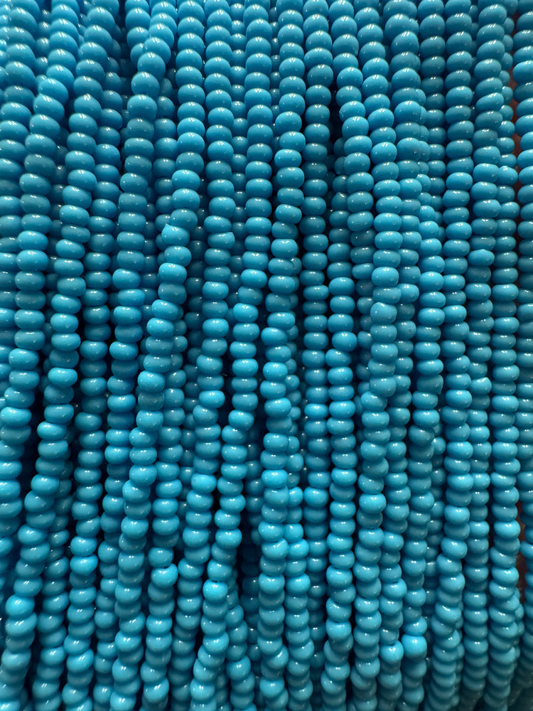 11/0 Opaque Dk Turquoise Blue - Seed Beads