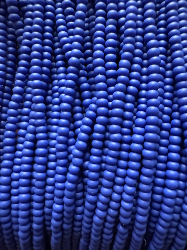 11/0 Opaque Matte Navy Blue - Seed Beads