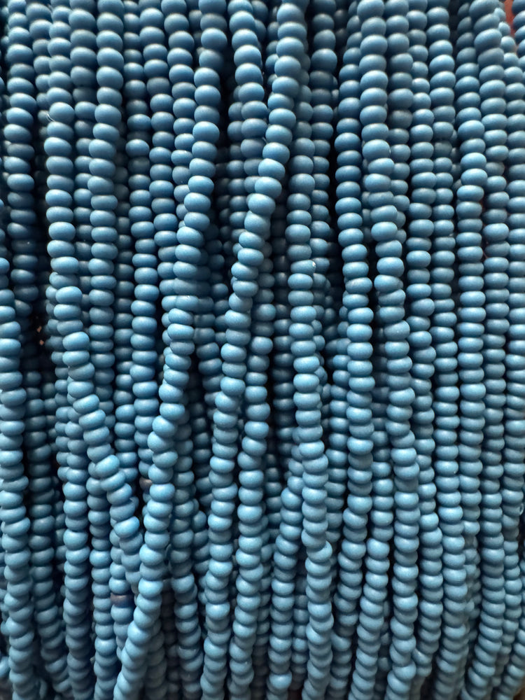 11/0 Opaque Matte Slate Blue - Seed Beads