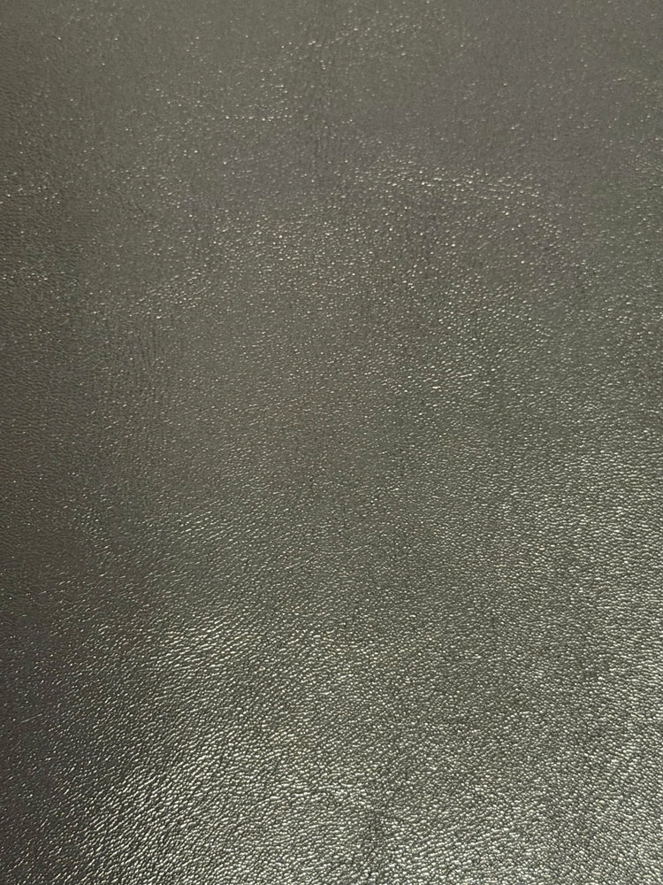 Black Smooth Faux Leather Sheet