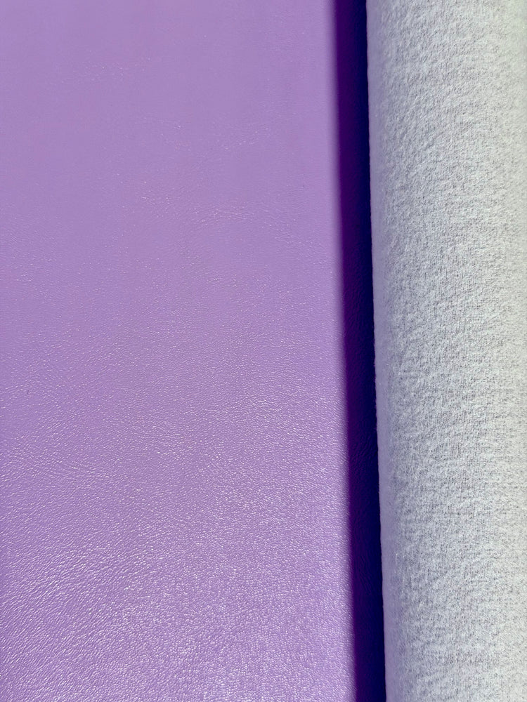 Lilac Smooth Faux Leather Sheet