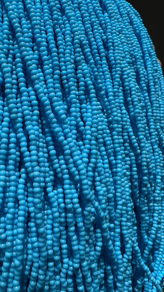 13/0 Opaque Light Blue Seed Beads