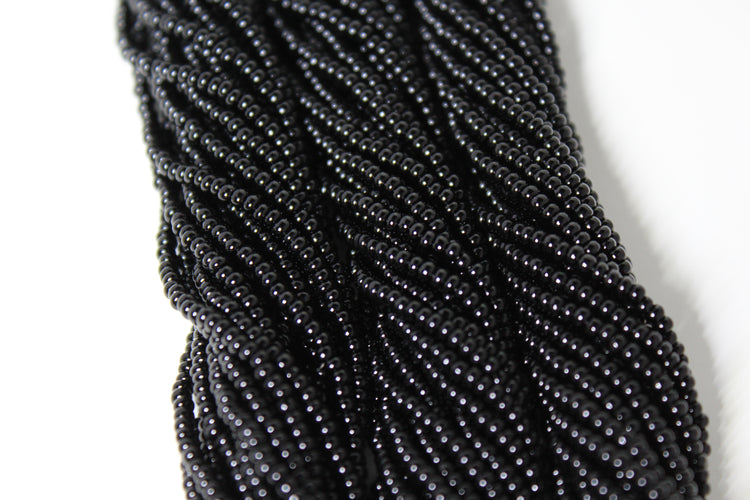 11/0 Opaque Black - Seed Beads