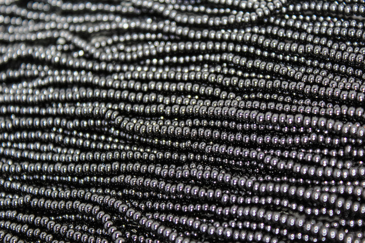 11/0 Opaque Black - Seed Beads