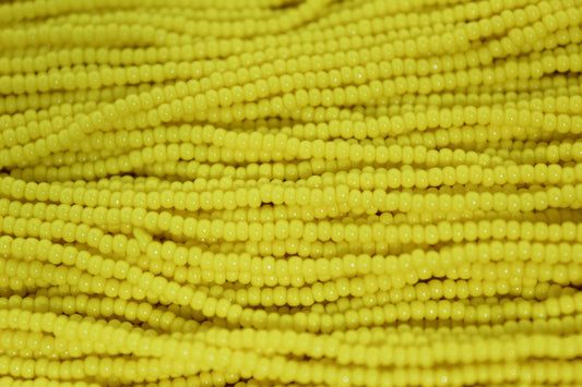 11/0 Opaque Yellow - Seed Beads