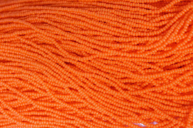 11/0 Opaque Orange - Seed Beads