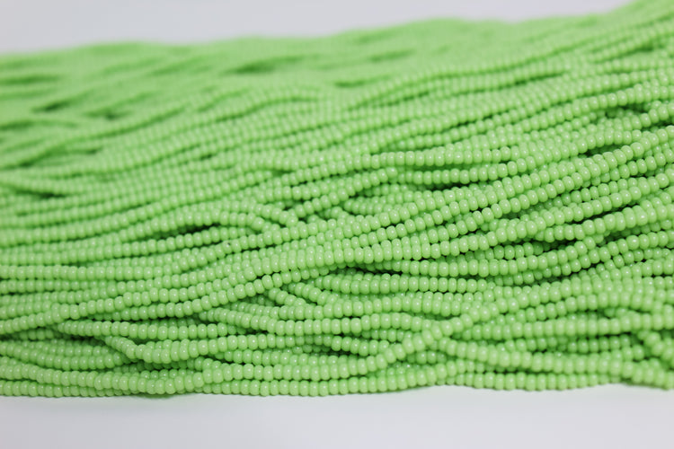 11/0 Opaque Lime Green - Seed Beads