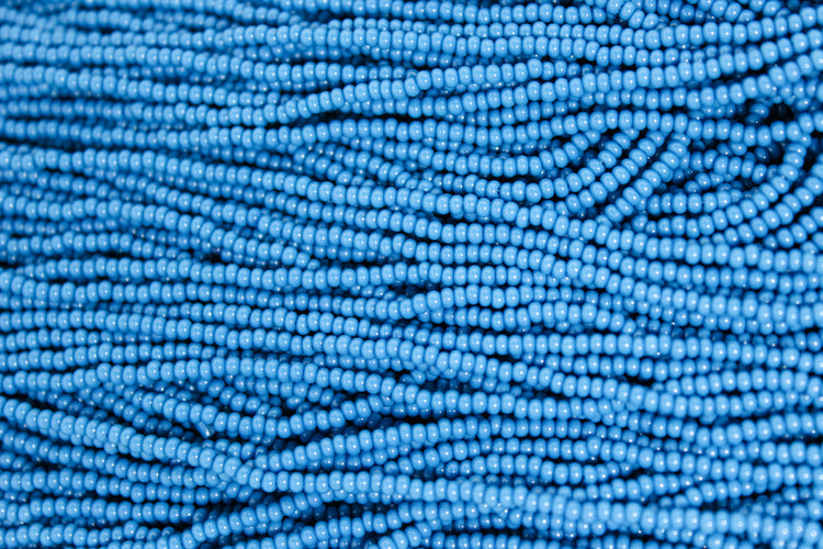 11/0 Opaque Steel Blue - Seed Beads