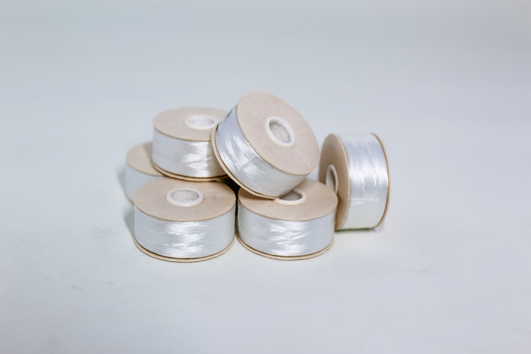 White Nymo Beading Thread - SIZE A or OO