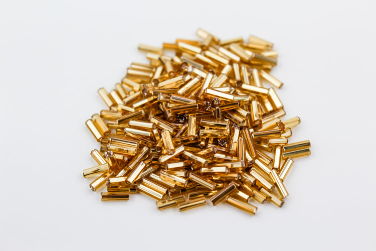 #3 BUGLE BEADS GOLD