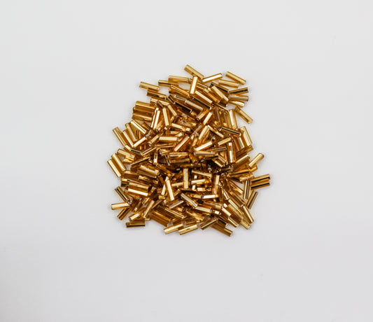 #3 BUGLE BEADS GOLD