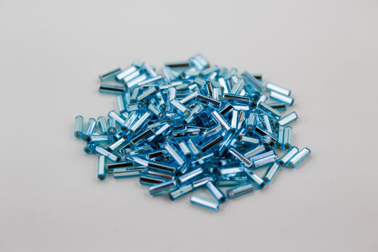 #3 BUGLE BEADS TURQUOISE