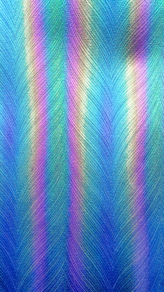 Oil Slick Iridescent Faux Leather