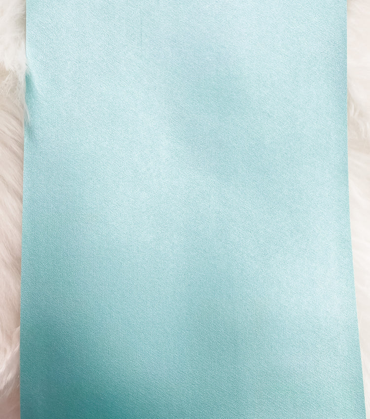 Pearl Turquoise Faux Leather Sheet