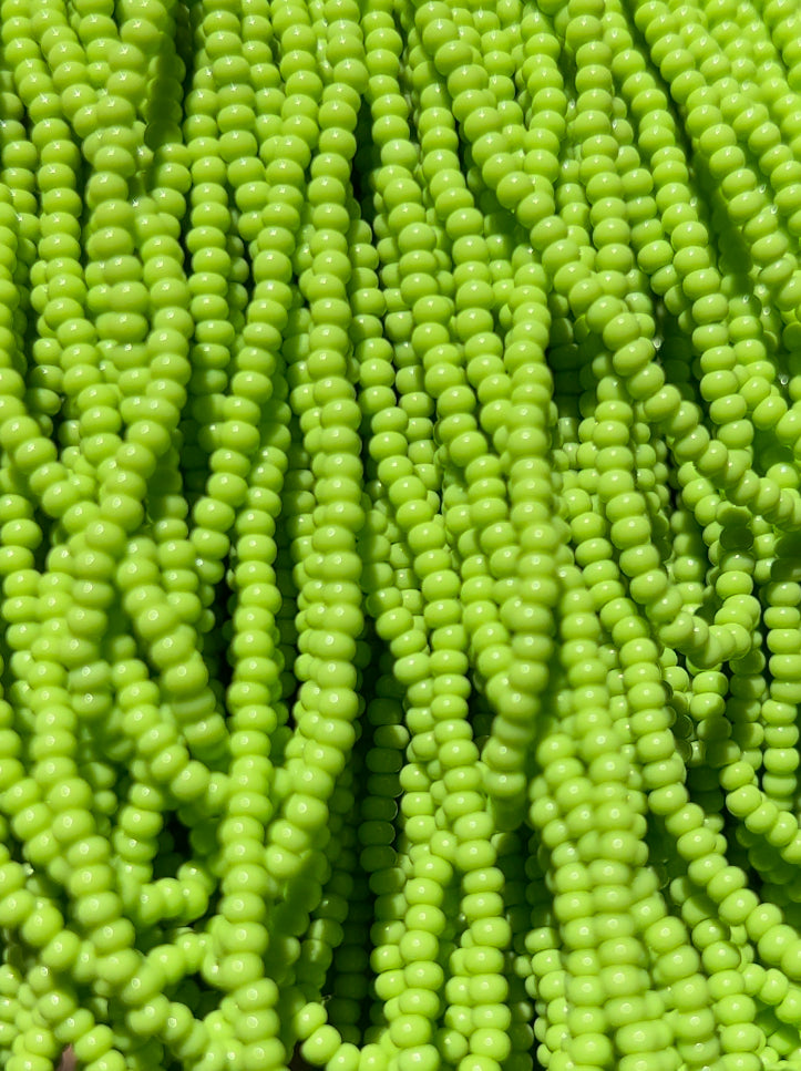 11/0 Opaque Avocado Green - Seed Beads