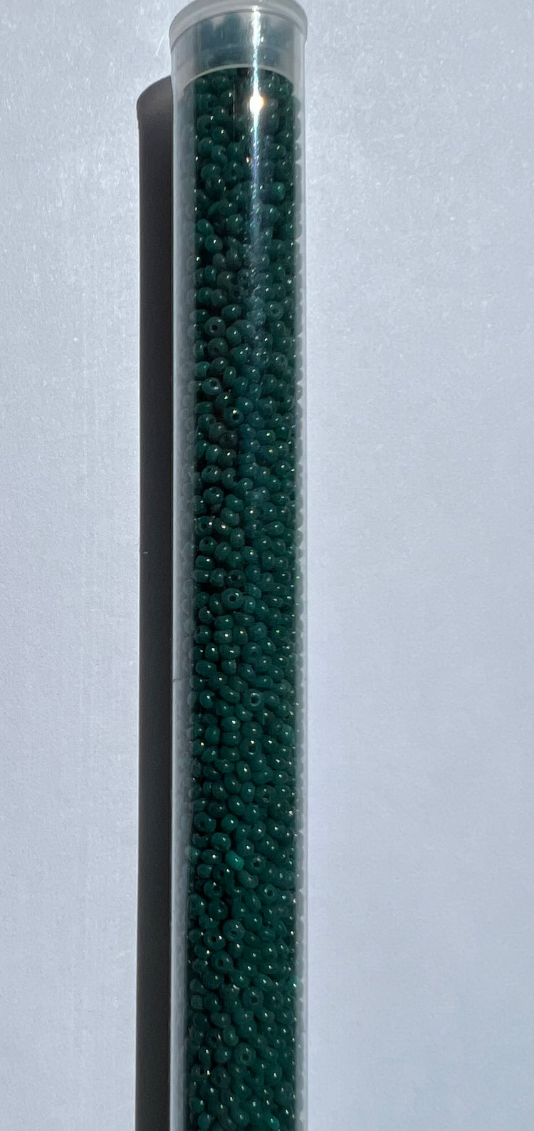 11/0 Opaque Olive Green Seed Beads