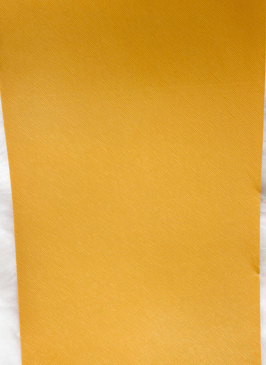 Med. Yellow Long grain Faux Leather Sheet