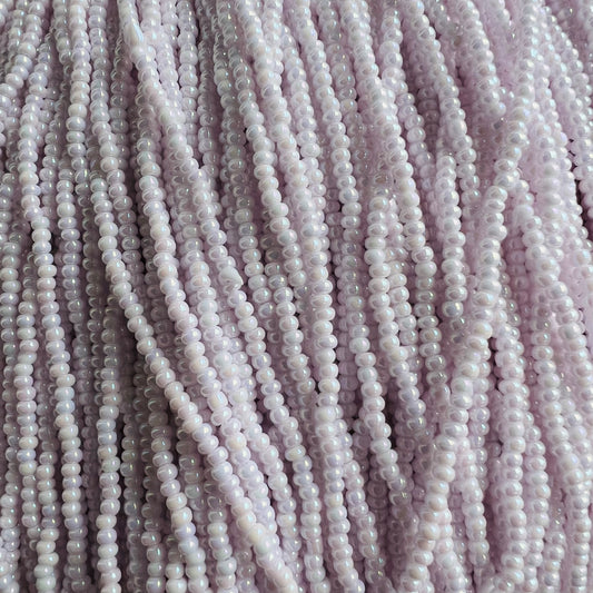 11/0 Blush Pink Opaque Iris Seed Beads