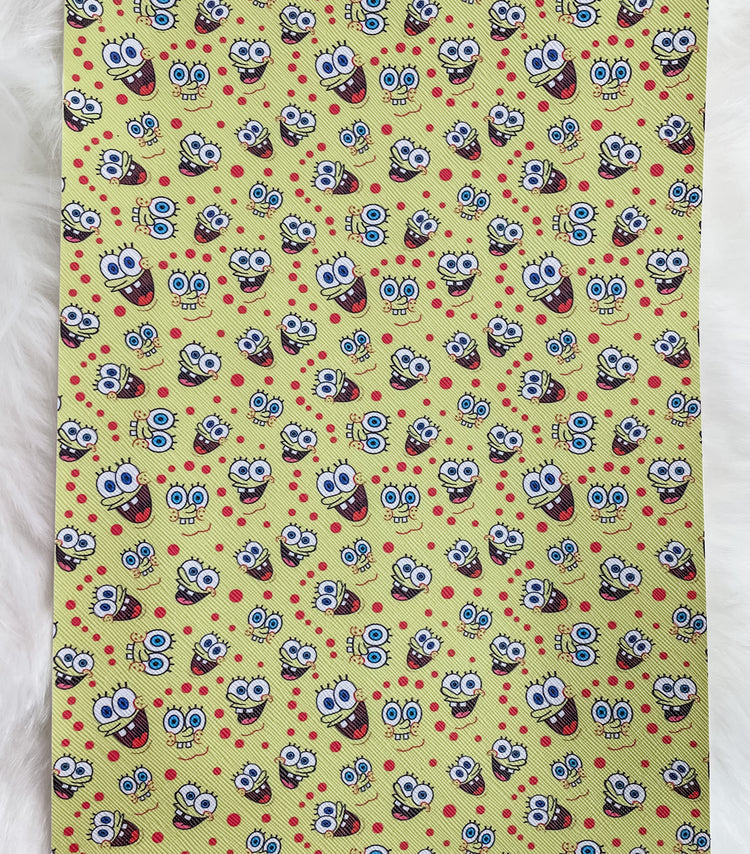 Spongebob Faux Leather Sheet