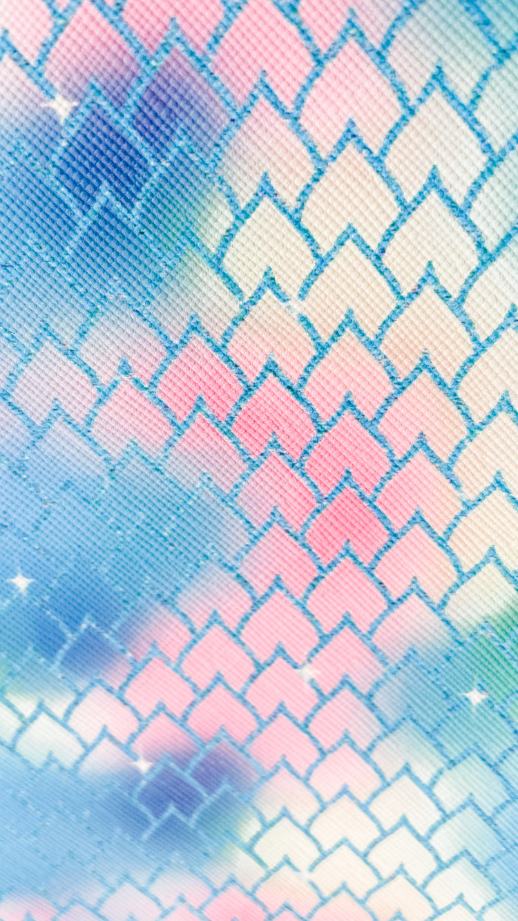 Pastel Scales Faux Leather Sheeets